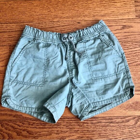 GAP KIDS Twill Pull-On Shorts Sage Green Girl’s Size Large - Picture 8 of 8